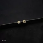ER-472 - Dainty Floral Pearl Studs – Elegant & Classic