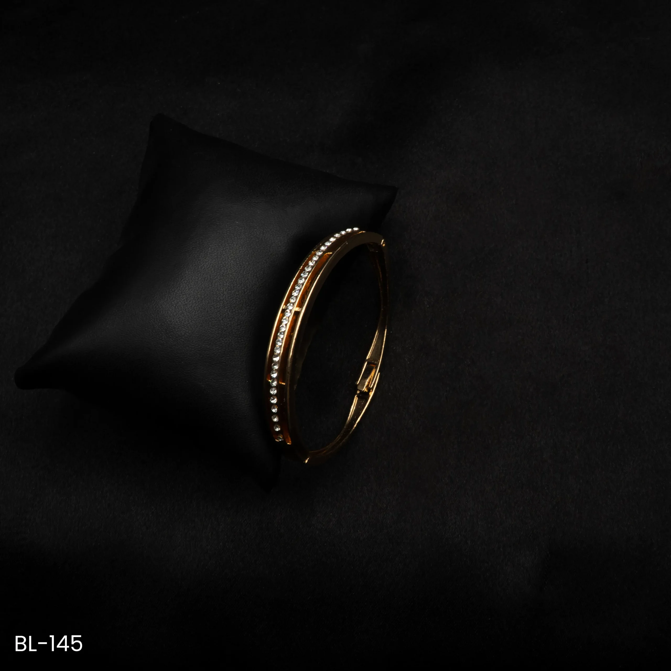 BL-145 - Twilight Trace Fine Stream American Diamond Spark Cuff Bracelet BL-145 - Twilight Trace Fine Stream American Diamond Spark Cuff Bracelet