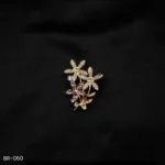 BR-060 - Modern Artistic Leaf Pattern Fashion Brooch