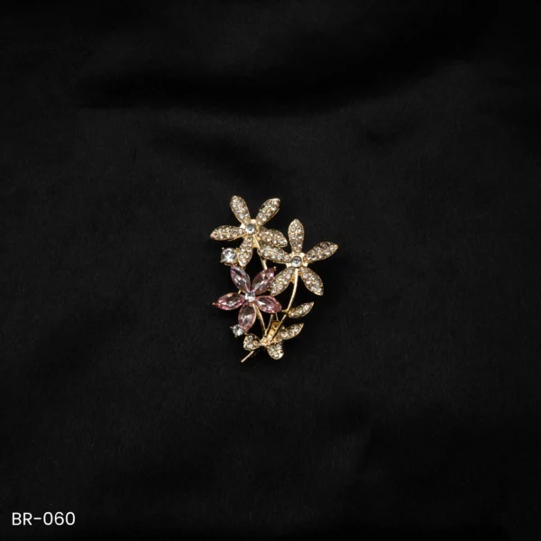 BR-060 - Modern Artistic Leaf Pattern Fashion Brooch