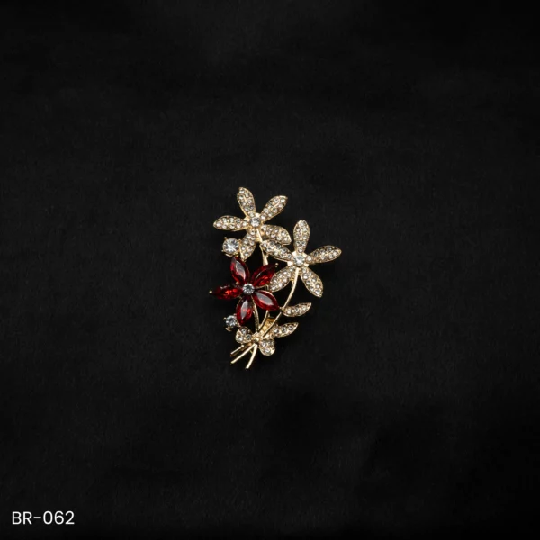 BR-062 - Trendy & Elegant Blossom Party Wear Saree Accessory Fashion Brooch