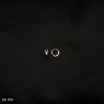 ER-516 - Everyday Whisper Lightweight Classic American Diamond Loop Hoops