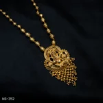 NS-352 - Religious & Ethnic Traditional Gold Plated Long Ganesha Necklace