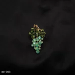 BR-093 - Grape Cluster Brooch with Crystals – Cute & Quirky Look for Sarees & Coats
