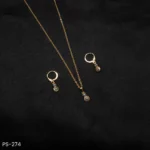 PS-274 - Starry Dot Modern Boho Feel Ball Pendant Set