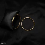 BA-105 - Gold Plated American Diamond 2 Pcs Set Bangles