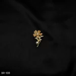 BR-108 - Feminine Fun & Fashionable Pearl Drop Floral Brooch