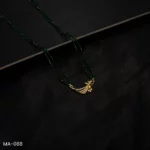 MA-088 - Ethnic & Elegant Green Hydropotey Mangalsutra