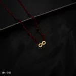 MA-091 - Ethnic & Elegant Red Hydropotey Mangalsutra