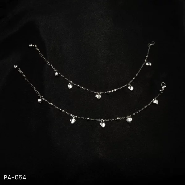 PA-054 - Silver Plated Anklets