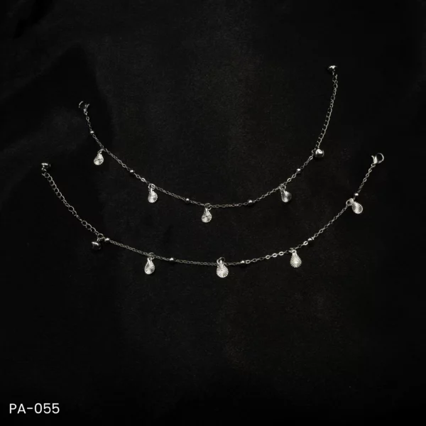 PA-055 - Silver Plated Anklets