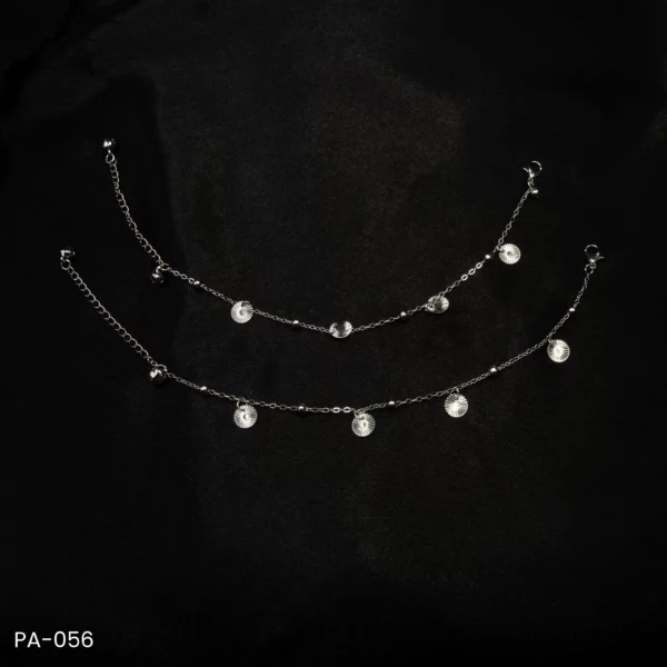 PA-056 - Silver Plated Anklets