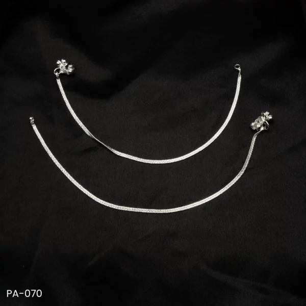 PA-070 - Silver Plated Anklets