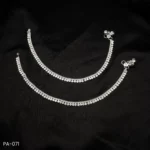 PA-071 - Silver Plated Anklets