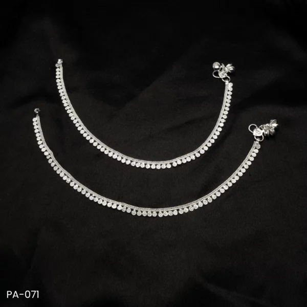 PA-071 - Silver Plated Anklets