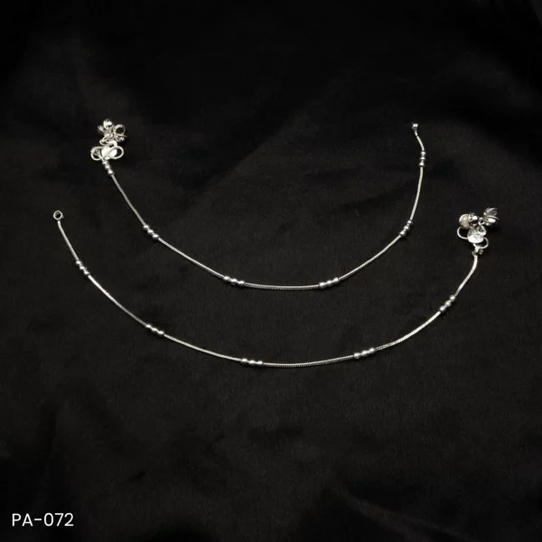 PA-072 - Silver Plated Anklets