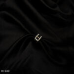 RI-249 - Minimal and Classy Pearl Multi-Band American Diamond Adjustable Ring