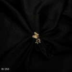 RI-268 - Playful Glam Gold Plated American Diamond Contemporary Adjustable Finger Ring