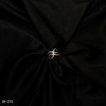 RI-270 - Infinite Glam Gold Plated American Diamond Stylish Adjustable Infinity Ring