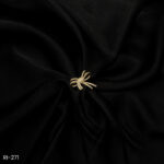 RI-271 - Elegant & Playful Sparkling Bow Design American Diamond Adjustable Statement Ring