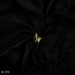 RI-273 - Gold Plated Open Wrap Contemporary Design Adjustable American Diamond Ring