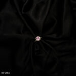RI-284 - Minimalist Pink Stone Cushion-Cut American Diamond Solitaire Adjustable Ring