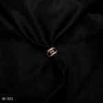 RI-303 - Marquise Magic American Diamond & Ruby Red Gem Adjustable Finger Ring