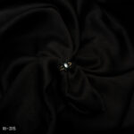 RI-315 - Sleek Statement Look American Diamond & Rectangle Emerald Green Adjustable Ring