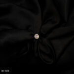 RI-323- Golden Glow Oval Soft Pink & American Diamond Adjustable Ring