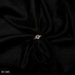 RI-345 - Gold Plated American Diamond & Ruby Red Heart Halo Adjustable Finger Ring