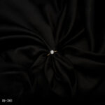 RI-361 - Subtle & Sophisticated Sparkling One-Stone American Diamond Adjustable Ring