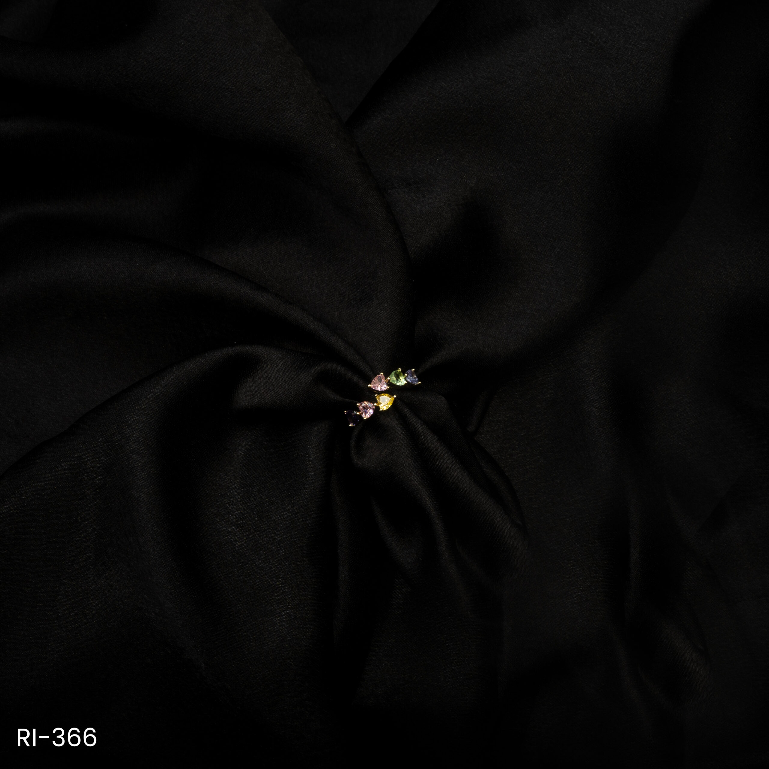 RI-366 - Youthful Vibe Multicolor Adjustable Ring RI-366 - Youthful Vibe Multicolor Adjustable Ring