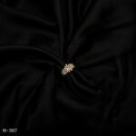 RI-367 - Glittering Elegance American Diamond Flower Shine Adjustable Finger Ring