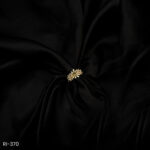 RI-370 - Glittering Elegance American Diamond Flower Shine Adjustable Finger Ring