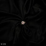 RI-378 - Eye-Catching Cocktail Piece American Diamond & Soft Pink Halo Ring