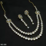 NS-395 - Grand Layered Statement Wedding and Festive Necklace Set