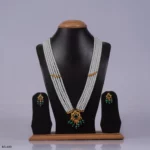 NS-400 - Regal Multi-Strand Bridal & Party Wear Pearl Rani Haar Set
