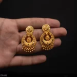 ER-686 - Elegant Ethnic Wear Gold Plated Timeless Chandbali Earrings