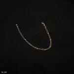 BL-259 - Dainty White Gold Plated Layered Bracelet with Adjustable Extender for Modern Women